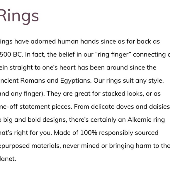 Alkemie Jewelry shell ring. - Picture 9 of 12